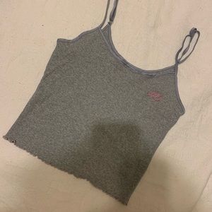 Embroidered Victoria’s Secret Crop Tank